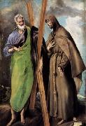GRECO, El St Andrew and St Francis France oil painting artist